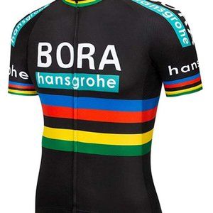 BORA hansgrohe Team Cycling Jersey Tops Summer Racing Cycling Bike Jersey Shirt